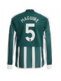 Billige Manchester United Harry Maguire #5 Bortedrakt 2023-24 Langermet